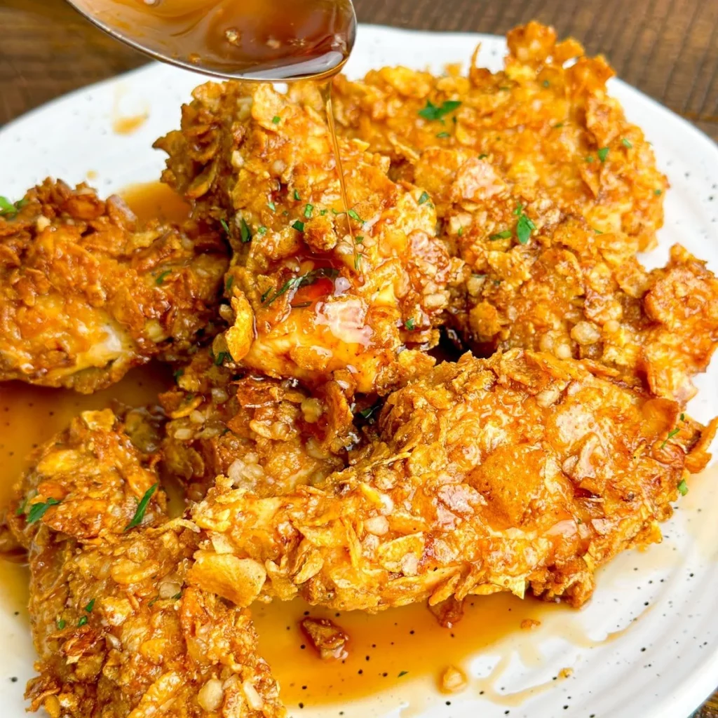 heißluftfritteusen honig knoblauch hähnchen